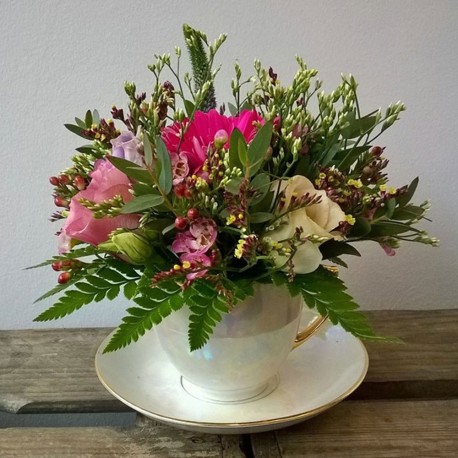 Tea Cup Posy